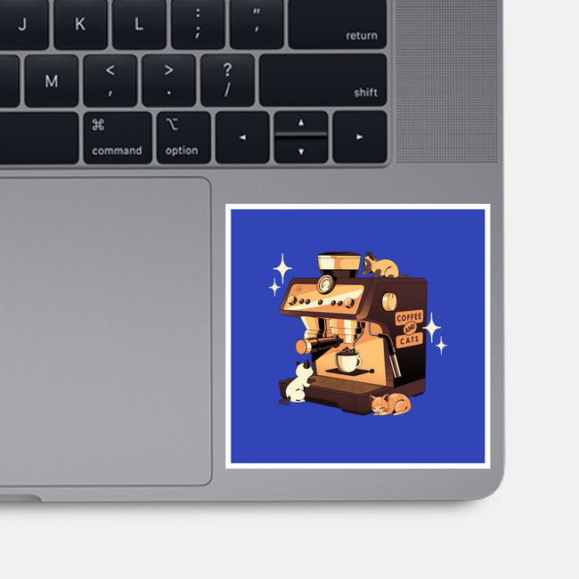 Coffee And Cats Espresso Lover-None-Glossy-Sticker-tobefonseca