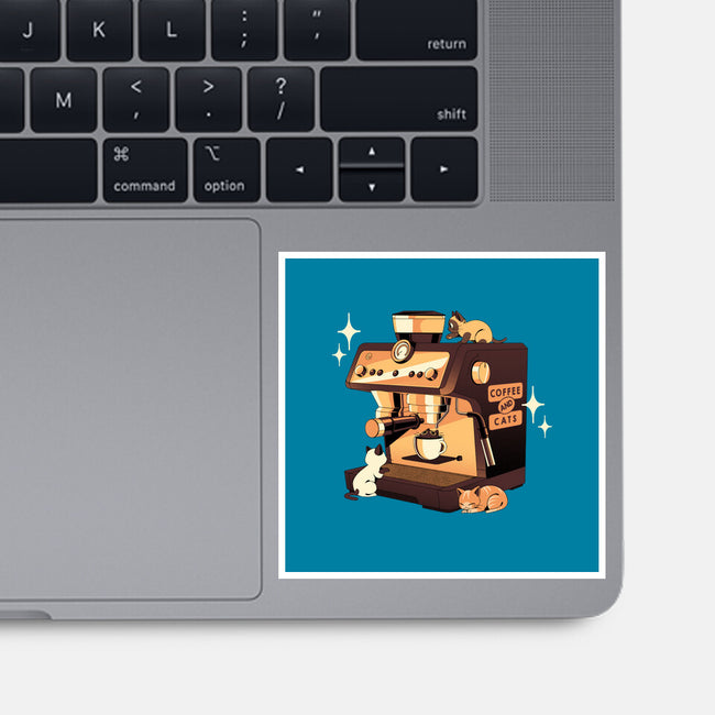 Coffee And Cats Espresso Lover-None-Glossy-Sticker-tobefonseca
