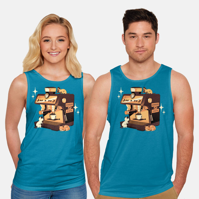 Coffee And Cats Espresso Lover-Unisex-Basic-Tank-tobefonseca