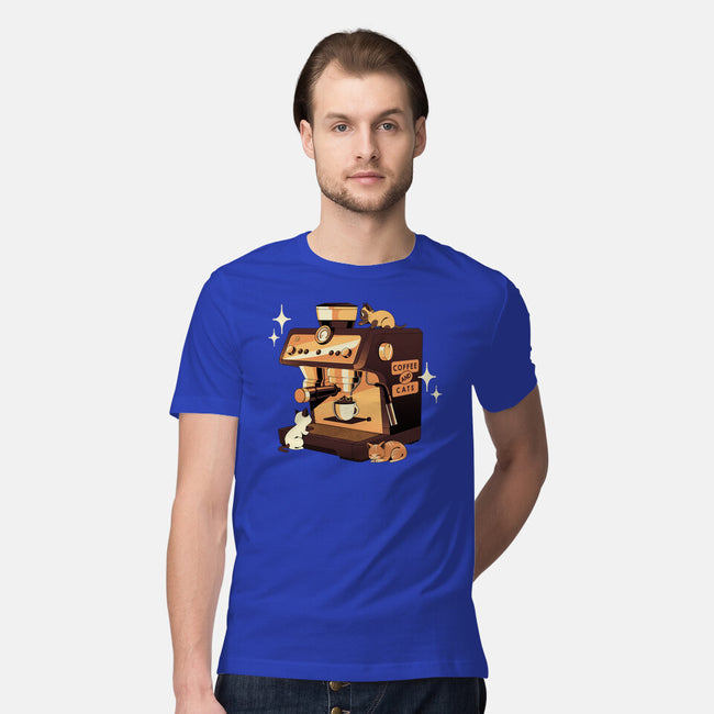 Coffee And Cats Espresso Lover-Mens-Premium-Tee-tobefonseca