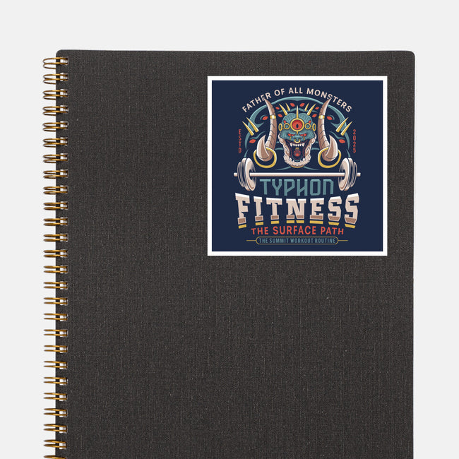 Father Of All Monsters Fitness Emblem-None-Glossy-Sticker-LAGELANTEE