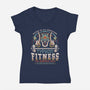 Father Of All Monsters Fitness Emblem-Womens-V-Neck-Tee-LAGELANTEE