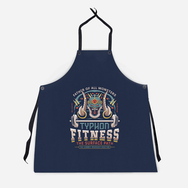 Father Of All Monsters Fitness Emblem-Unisex-Kitchen-Apron-LAGELANTEE