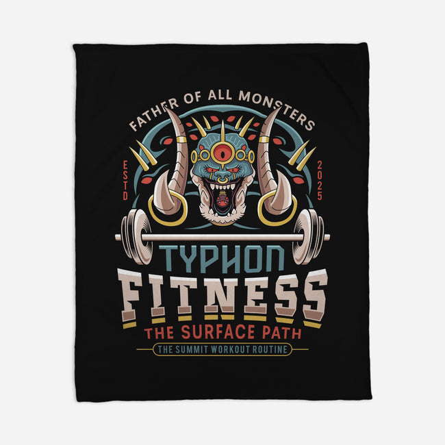 Father Of All Monsters Fitness Emblem-None-Fleece-Blanket-LAGELANTEE