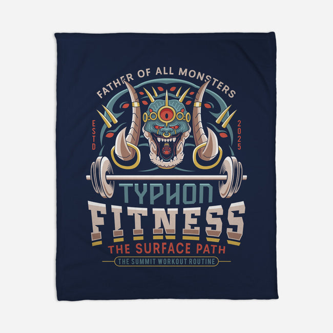 Father Of All Monsters Fitness Emblem-None-Fleece-Blanket-LAGELANTEE