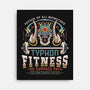Father Of All Monsters Fitness Emblem-None-Stretched-Canvas-LAGELANTEE