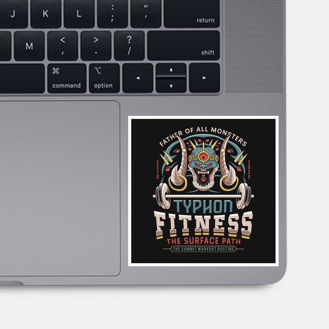 Father Of All Monsters Fitness Emblem-None-Glossy-Sticker-LAGELANTEE