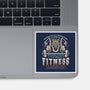Father Of All Monsters Fitness Emblem-None-Glossy-Sticker-LAGELANTEE