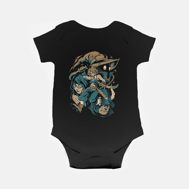 Thief From Earth-Baby-Basic-Onesie-ilustrata