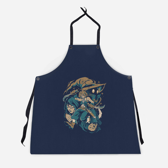 Thief From Earth-Unisex-Kitchen-Apron-ilustrata