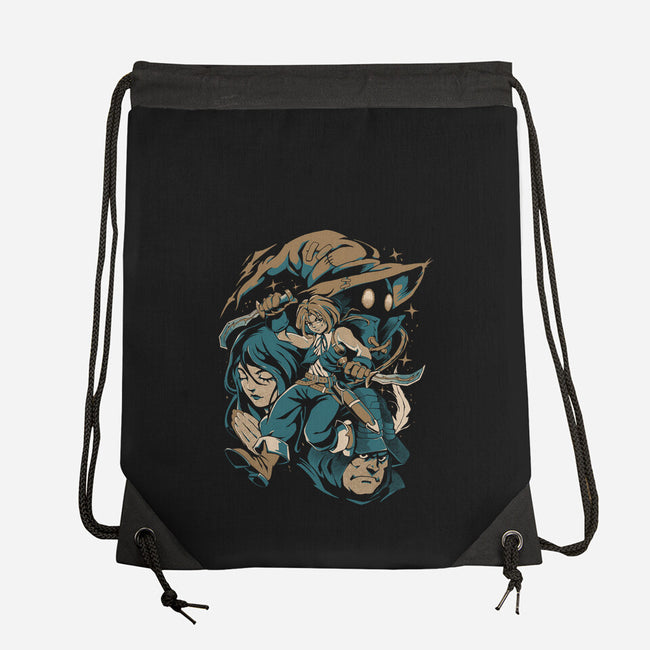Thief From Earth-None-Drawstring-Bag-ilustrata