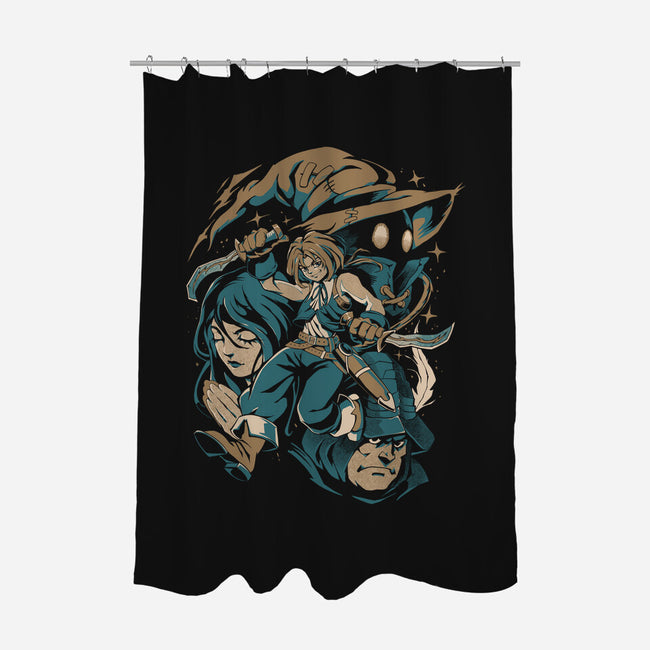 Thief From Earth-None-Polyester-Shower Curtain-ilustrata