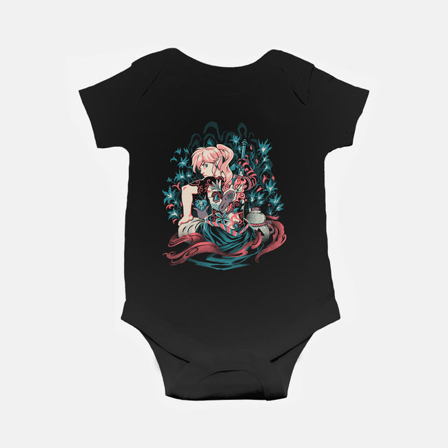 Samurai Of Time-Baby-Basic-Onesie-Estudio Horta