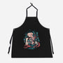 Samurai Of Time-Unisex-Kitchen-Apron-Estudio Horta