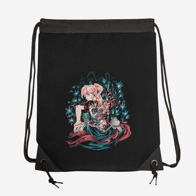 Samurai Of Time-None-Drawstring-Bag-Estudio Horta