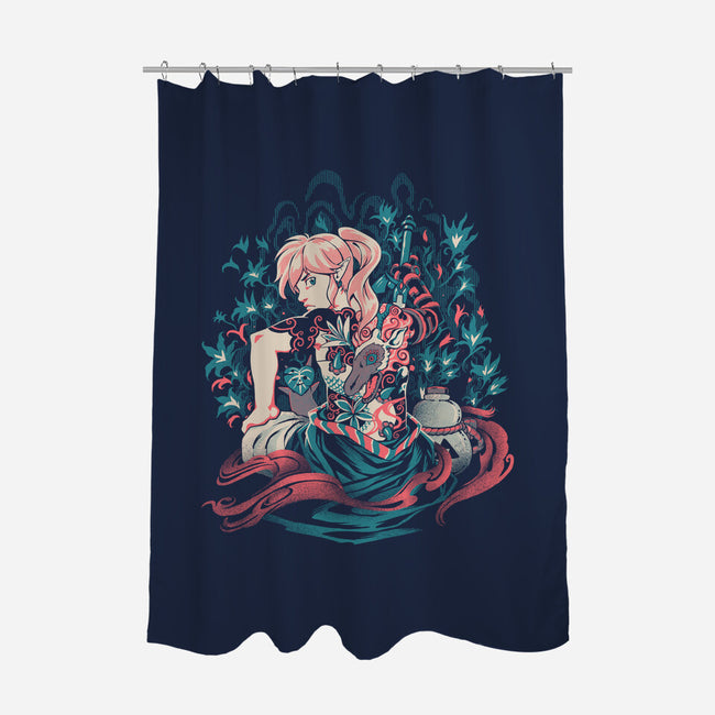 Samurai Of Time-None-Polyester-Shower Curtain-Estudio Horta