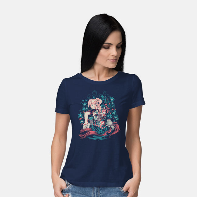 Samurai Of Time-Womens-Basic-Tee-Estudio Horta