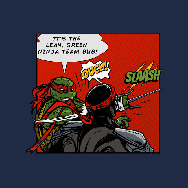 Green Ninja Team Slash-Mens-Basic-Tee-AndreusD