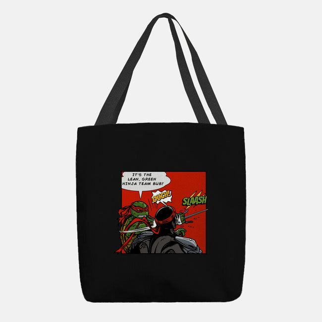 Green Ninja Team Slash-None-Basic Tote-Bag-AndreusD