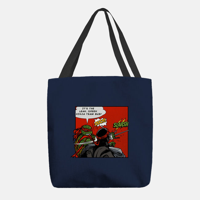 Green Ninja Team Slash-None-Basic Tote-Bag-AndreusD