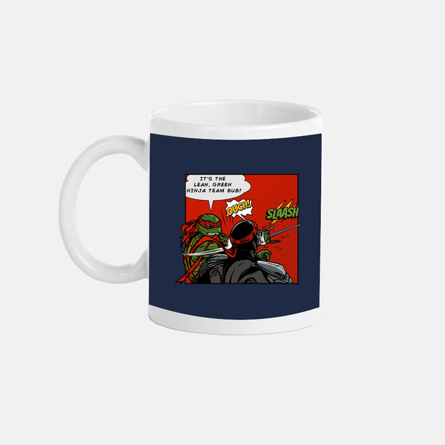 Green Ninja Team Slash-None-Mug-Drinkware-AndreusD