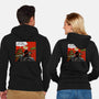 Green Ninja Team Slash-Unisex-Zip-Up-Sweatshirt-AndreusD