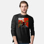 Green Ninja Team Slash-Mens-Long Sleeved-Tee-AndreusD
