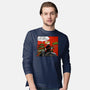 Green Ninja Team Slash-Mens-Long Sleeved-Tee-AndreusD