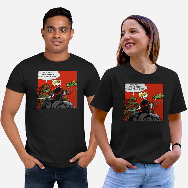 Green Ninja Team Slash-Unisex-Basic-Tee-AndreusD