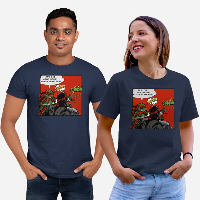Green Ninja Team Slash-Unisex-Basic-Tee-AndreusD