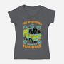 Mystery Van Gadgets-Womens-V-Neck-Tee-Studio Mootant