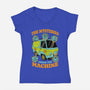 Mystery Van Gadgets-Womens-V-Neck-Tee-Studio Mootant