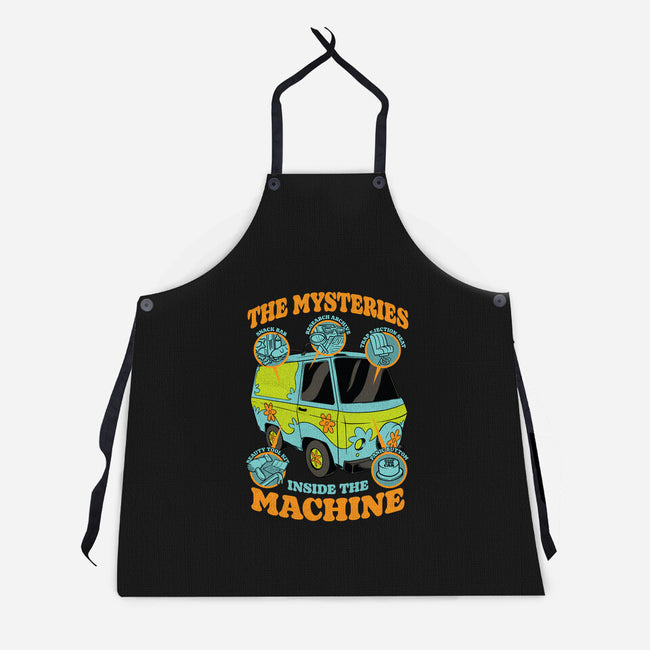 Mystery Van Gadgets-Unisex-Kitchen-Apron-Studio Mootant