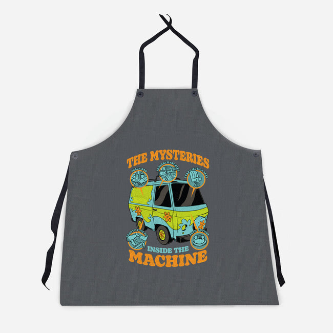 Mystery Van Gadgets-Unisex-Kitchen-Apron-Studio Mootant