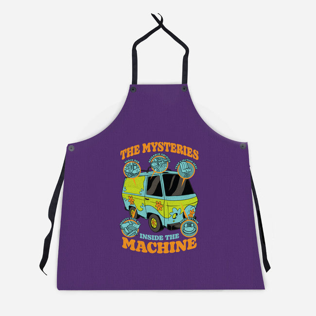 Mystery Van Gadgets-Unisex-Kitchen-Apron-Studio Mootant
