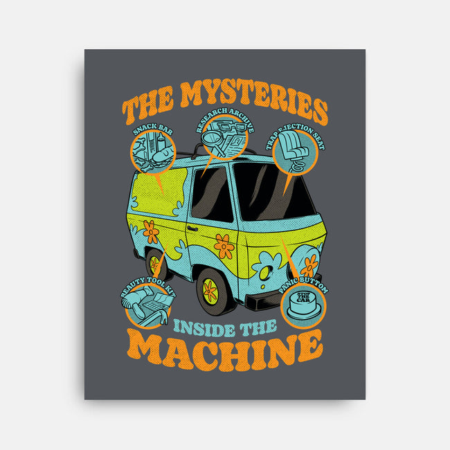 Mystery Van Gadgets-None-Stretched-Canvas-Studio Mootant