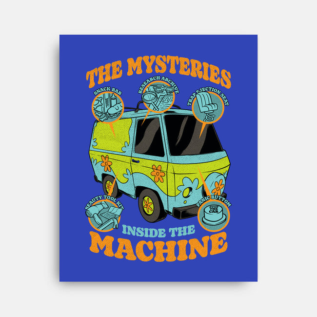Mystery Van Gadgets-None-Stretched-Canvas-Studio Mootant