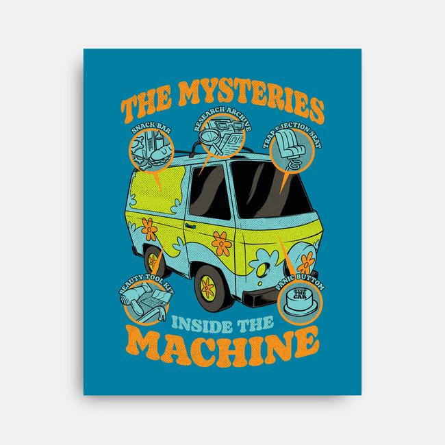 Mystery Van Gadgets-None-Stretched-Canvas-Studio Mootant