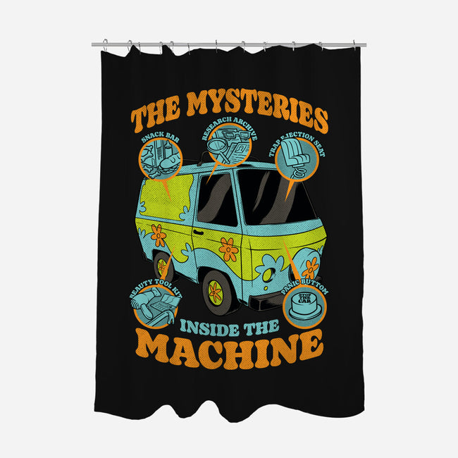 Mystery Van Gadgets-None-Polyester-Shower Curtain-Studio Mootant