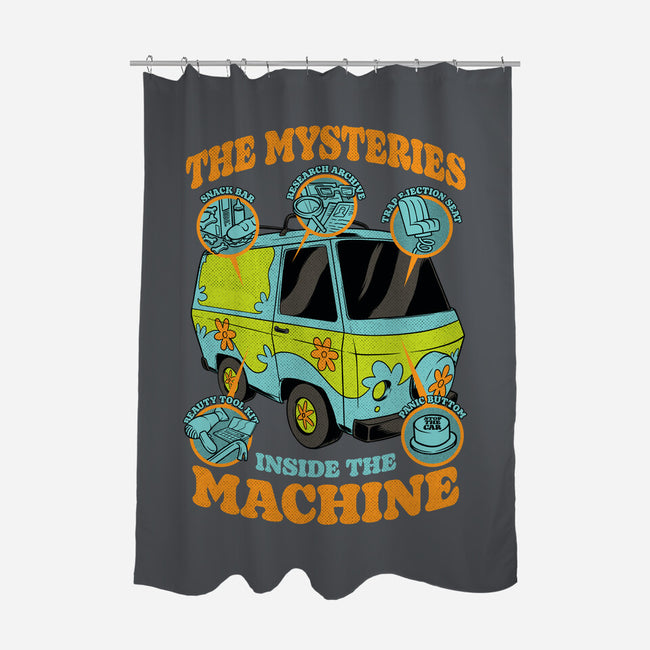 Mystery Van Gadgets-None-Polyester-Shower Curtain-Studio Mootant