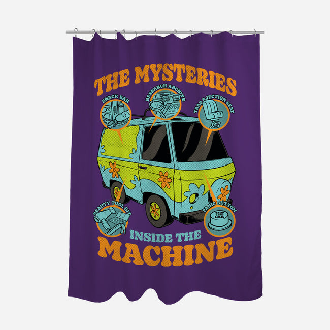 Mystery Van Gadgets-None-Polyester-Shower Curtain-Studio Mootant