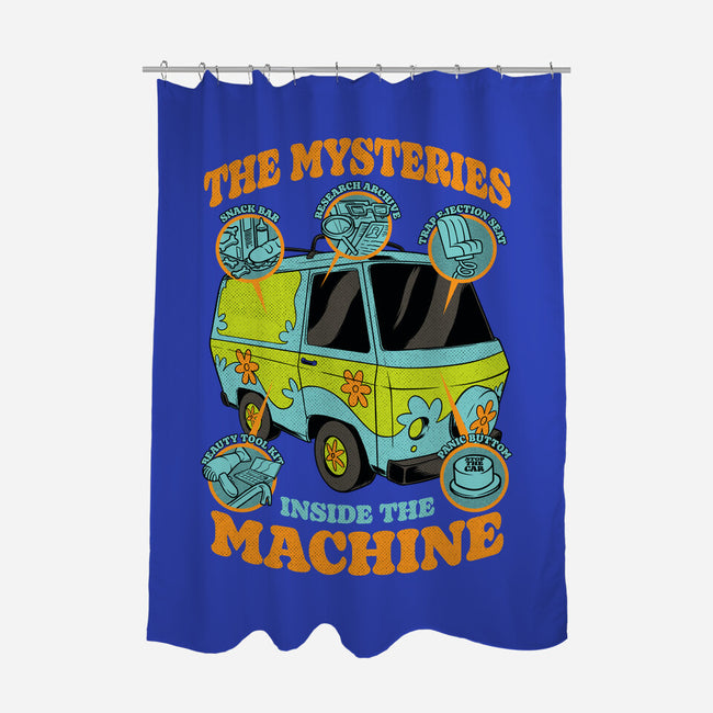 Mystery Van Gadgets-None-Polyester-Shower Curtain-Studio Mootant