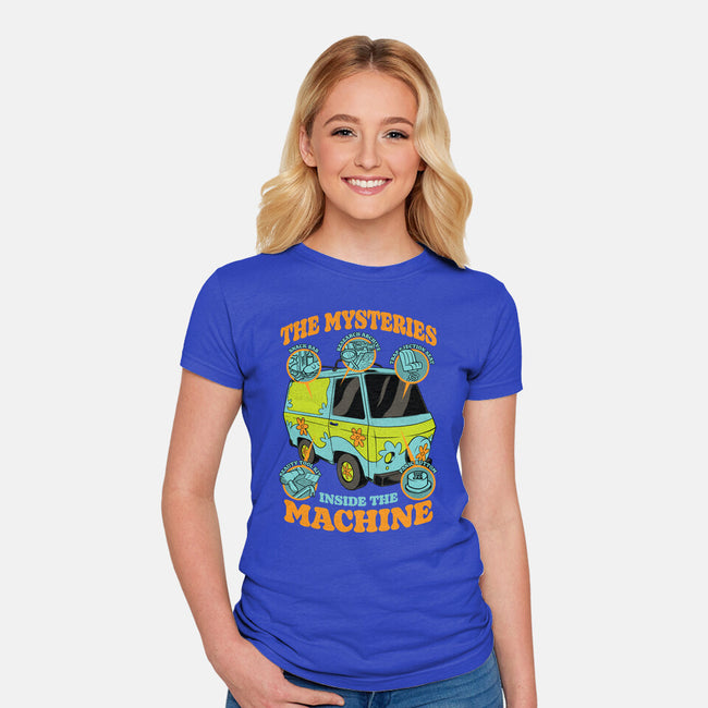 Mystery Van Gadgets-Womens-Fitted-Tee-Studio Mootant