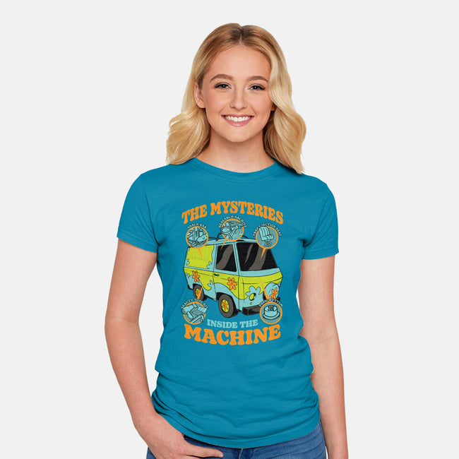 Mystery Van Gadgets-Womens-Fitted-Tee-Studio Mootant