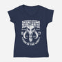 Legendary Warrior-Womens-V-Neck-Tee-SuperEdu
