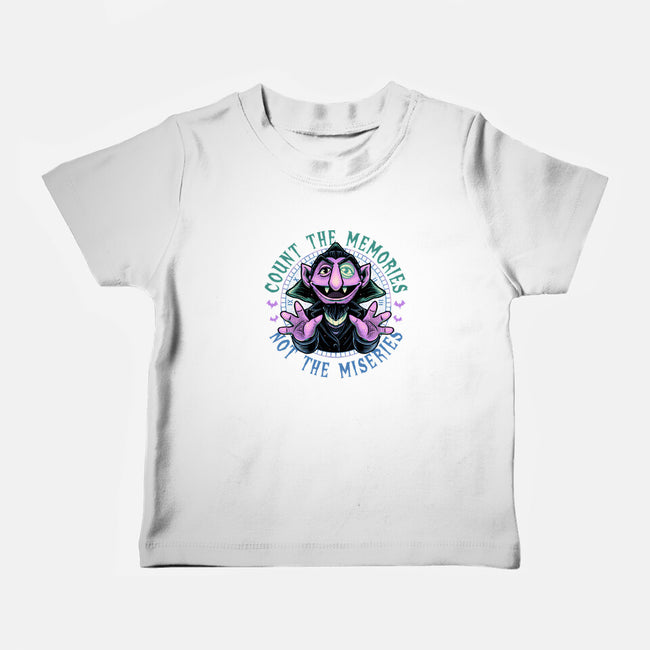 Count The Memories-Baby-Basic-Tee-glitchygorilla