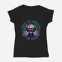 Count The Memories-Womens-V-Neck-Tee-glitchygorilla