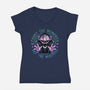 Count The Memories-Womens-V-Neck-Tee-glitchygorilla