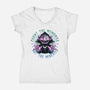 Count The Memories-Womens-V-Neck-Tee-glitchygorilla