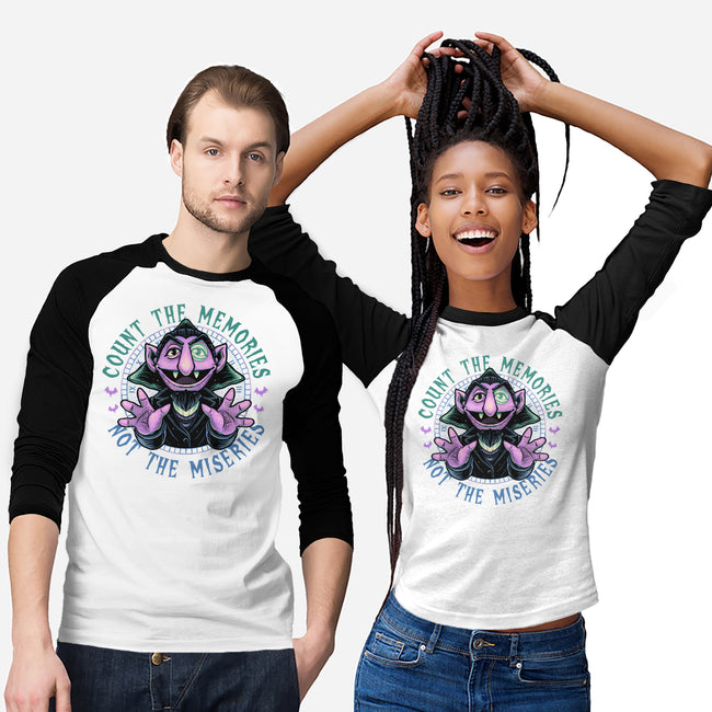 Count The Memories-Unisex-Baseball-Tee-glitchygorilla